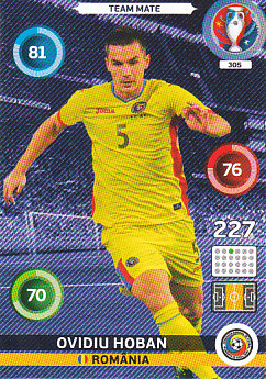 Ovidiu Hoban Romania Panini UEFA EURO 2016 #305